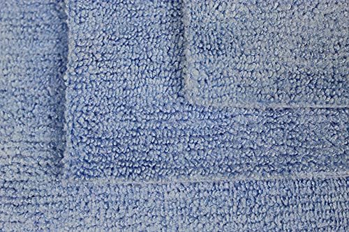 CleanAide Microfiber Cleaning Cloths, All-Purpose Reusable Lint-Free and Absorbent Towels for Kitchen, Home, Car Use, 350GSM, 12 x 12 in. Blue, 50-Pack - Image 4