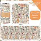 36 Pack Reusable Kitchen Cloths Cotton Towel, Cute Wildflower - Image 2