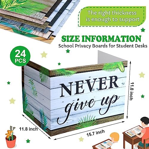 Honoson 24 Pcs Inspirational Privacy Folders for Students - Image 2