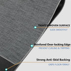 Chair Mat for Hardwood Floor, 36" x 48" Heavy Duty Office Chair Mat for Rolling Chairs, Anti Slip, Computer Chair Desk Mat, Floor Protector for Home Office, Graphite Texture - Image 3