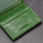 HISCOW Full Grain Leather Business Card Holder Case - Image 5
