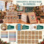 Resurhang 60 Pcs Christmas Winter Gifts Bulk Cup Notebook Pen Set for Staff - Image 3