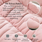 Desk Chair Cushion with High Back Support Office Chair Seat Pad with Non-Slip Bottom for Office Car Home Dining Room Kitchen - Image 5