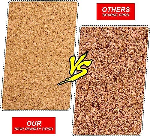 Cork Board Bulletin Board 24“ x 18”, Black Wood Framed Corkboard, Office Board for Wall Cork, Large Wall Mounted Notice Pin Board with 16 Push Pins for School, Home & Office - Image 3