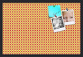 PinPix 30x20 inch Cork Bulletin Board. This Decorative Framed Pin Board Comes with Diamond Pattern in Red and Orange Design and Satin Black. Ideal for Home, Office Decor or School (PinPix-331) by PinPixBulletinBoards
