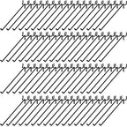 Shimeyao 100 Pcs Peg Board Hooks Stainless Steel Pegs,10 Inch,Black by Shimeyao