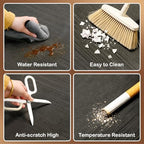Office Chair Mat for Hardwood Floor, 36" x 48" Non-Slip Office Chair Mat for Rolling Chair, Heavy Duty Textilene Floor Protector for Hardwood Tile, Desk Computer Chair Mat for Home Office, Black - Image 6