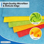 Shop Towels Rags, 1200 Pack Microfiber Cleaning Cloth Bulk Absorbent Lint-Free, All-Purpose Microfiber Towel Cleaning Rags for Commercial, Industries, Garage & Housekeeping 11.5"*11.5" - Image 5