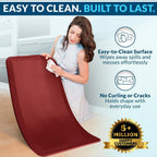 ComfiLife Anti Fatigue Floor Mat – 3/4 Inch Thick Kitchen Mats for Floor, Standing Desk Mat, Kitchen Rug – Comfort at Home, Office – Durable – Stain Resistant – Non-Slip Bottom (24" x 70", Red) - Image 5