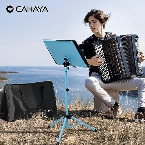 CAHAYA Sheet Music Stand Dual-use Converts to Desktop Stand Adjustable Blue - Image 7
