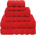 American Soft Linen 100% Cotton Luxury Turkish Towels, 6 Piece Towel Set by AmericanSoftLinen