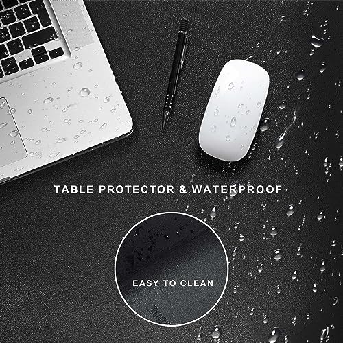 ZORESYN PU Leather Desk Mat 31.5 x 23.6 Inch (Black) - Image 4