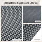 Office Chair Mat for Hard Floors,48"x60" Anti-Slip Waterproof Hardwood Floor Chair Mat,Heavy Duty Floor Protector Rolling Chairs for Home Office(Grey) - Image 3