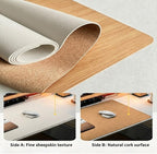 Leather Desk Mat Large Mouse Pad Gaming - Image 3