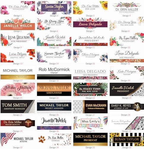 Personalized Acrylic Desk Plaque, Customizable Acrylic Name Plate Block, Executive Desk Name Sign, Social Worker Name Sign - Image 5