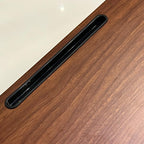 Monitor Stand Riser for Desk, Wood Look, Metal Legs - Image 5