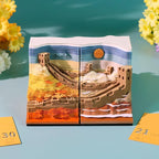 3D Memo Pad, 3D Calendar 2027, Time Piece Calendar, Tear-Off Calendars 2027, 3D Paper Carving Art Memo Pad, Art Carving Sticky Notes for Office Home Gifts Ornaments (The Great Wall) - Image 5
