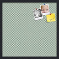 PinPix 22x22 inch Cork Bulletin Board. This Decorative Framed Pin Board Comes with Diamond Pattern in Nile Green Design and Satin Black. Ideal for Home, Office Decor or School (PinPix-380) by PinPixBulletinBoards