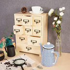Apothecary Drawers Apothecary Cabinet with Drawers, Natural Wood - Image 5