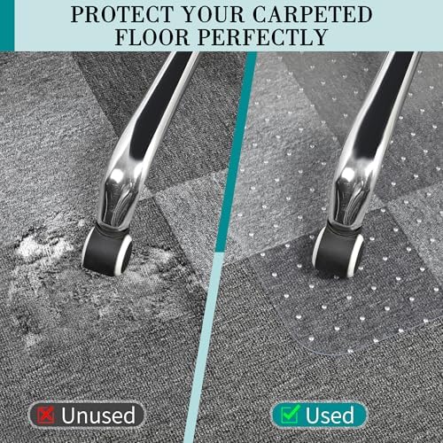 BesWin Office Chair Mat for Carpet, 48'' x 36'' - Image 2