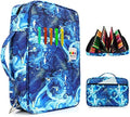 YOUSHARES Color Pencil Case 300 Slots - Oxford Colored Pencil Case with Zipper Holds 300 Colored Pencils or 200 Gel Pens for Prismacolor Colored Pencils & Gel Pen (Quicksand Blue) by YOUSHARES