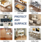 Kasepie Clear Table Protector 40x68 Inch, 2mm Thick PVC Kitchen & Dining Room Cover, Scratch-Resistant Plastic Desk Mat - Image 6