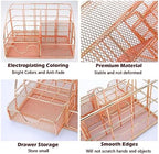 Rose Gold 13PCS Office Desk Organizers Supplies and Accessories - Image 4
