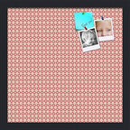 PinPix 15x15 inch Cork Bulletin Board. This Decorative Framed Pin Board Comes with Diamond Pattern in Pink and Beige Design and Satin Black. Ideal for Home, Office Decor or School (PinPix-290) by PinPixBulletinBoards