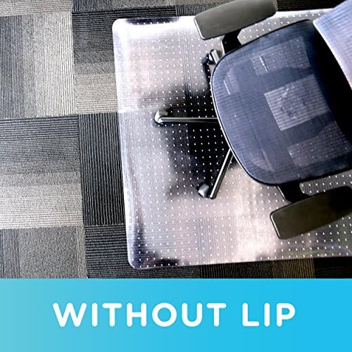 Dimex Office Chair Mat for Low‑Pile Carpet – 45" x 53" Clear Desk Floor Protector with Lip, Smooth Glide PVC for Rolling Chairs - Image 7