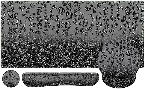 iLeadon Mouse Pad Set, 4in1 Ergonomic Desk Mat with Wrist Rest by iLeadon