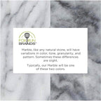 Fox Run Natural Polished Marble Bookends, White, Set of 2 Angled Book Ends - Image 6