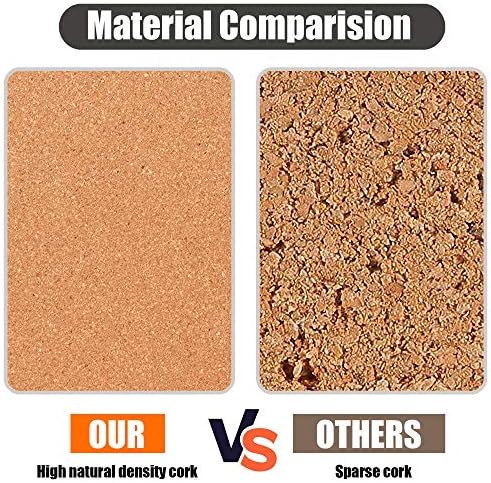 SUNGIFT Cork Board 12"x12" - 1/2 Inch Thick Self-Adhesive Tiles, 6 Pack - Image 2