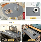 Small Desk Mat 11.5"×19.5", Natural Cork & PU Leather Desk Pad - Image 6