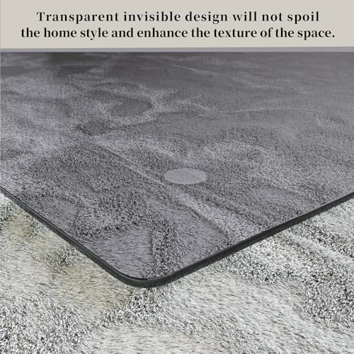 [Tempered Glass] 30" x 48" Glass Office Chair Mat for Carpet - Image 3
