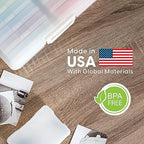 IRIS USA Photo Storage Box |Made in USA| 16 Cases - (2-Pack) - Pearl - Image 2