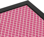 PinPix 28x22 inch Cork Bulletin Board. This Decorative Framed Pin Board Comes with Diamond Pattern in Hot Pink Design and Satin Black. Ideal for Home, Office Decor or School (PinPix-302) - Image 4