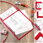 Geyee 80 Pack Job Ticket Holders 9x12 with Strap Hanging,Red - Image 4
