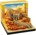 3D Calendar 2027, Unique 3D Memo Pad Tear Away Time Piece Calendar, Fun DIY Paper Carving Art 3D Desk Calendar Notepad Gift for Christmas, New Year (The Great Wall) by Easolay