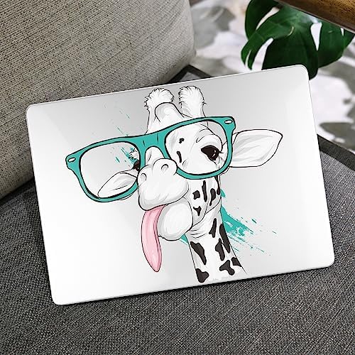 MEEgoodo for M5/M4/M3/M2 MacBook Air 15 inch Case 2026 2025 2024 2023, Case Fit Model (A3448/A3241/A3114/A2941) for MacBook Air 15.3 inch, Funny Giraffe - Image 6