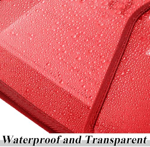 10 Pieces Plastic Expanding File Folders,Red, Horizontal - Image 5