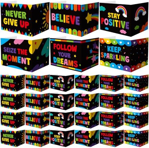 Honoson 24 Pcs Inspirational Privacy Folders for Students by Honoson