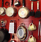 Wall Control 30-P-3232R Red Metal Pegboard Pack - Image 7