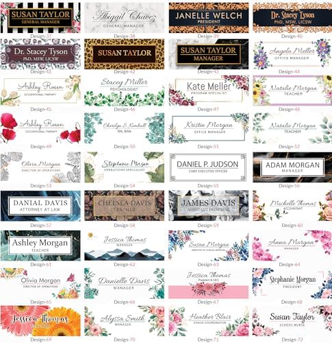 ARTBLOX | Custom Name Plates for Desk, Ideal Office Decoration for Men and Women, Clear Acrylic Desk Name Plate - Image 6