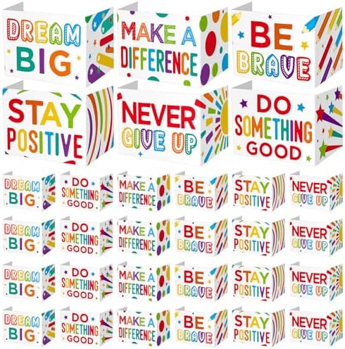 Honoson 24 Pcs Inspirational Privacy Folders for Students by Honoson
