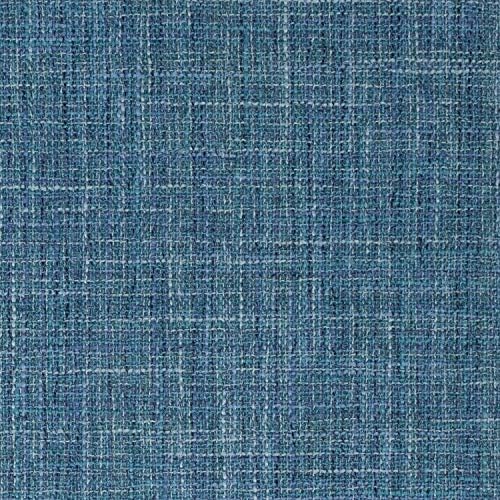 Sweet Home Collection Chair Cushion Memory Foam Pads with Ties Honeycomb Pattern Slip Non Skid Rubber Back Rounded Square 16" x 16" Seat Cover, 4 Pack, Aria Blue - Image 5