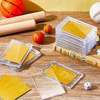 SATINIOR 20 Pcs 180 Pt Acrylic Magnetic Card Holders 2.5 x 3.54 Inch Tag Holder Clear Protectors Hard Plastic UV Protection Case for Sports Baseball Card Trading Storing Displaying - Image 6