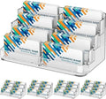 MaxGear 4 Pack Acrylic Business Card Holder, Card Display Stand, 8 Pockets by MaxGear