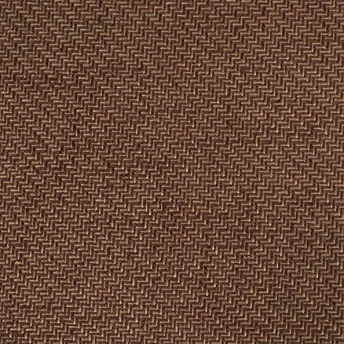 Chair Cushion Memory Foam Pads with Ties Honeycomb Pattern Slip Non Skid Rubber Back Rounded Square 16" x 16" Seat Cover, Herringbone Brown, 6 Count (Pack of 1) - Image 2