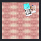 PinPix 17x17 inch Cork Bulletin Board. This Decorative Framed Pin Board Comes with Diamond Pattern in Pink and Beige Design and Satin Black. Ideal for Home, Office Decor or School (PinPix-290) by PinPixBulletinBoards