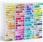 BEYGORM Horizontal Marker Organizer for 320 Markers, Acrylic Large Shelf by BEYGORM